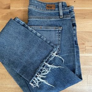 Paige “Jacqueline” straight leg stretch denim jeans (Size 26)